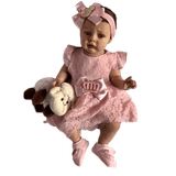 Boneca Bebe Reborn by Baby Dolls molde Chloe Com Corpo pano versao 1