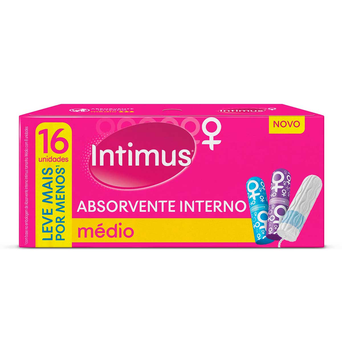 Absorvente Interno Intimus Discreto Médio 16 Unidades