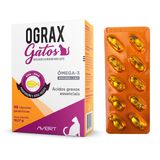 Ograx Gatos 30 Capsulas Gelatinosas Acidos Graxos Avert Omega 3 Epa + Dha