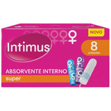 Absorvente Interno Intimus Super 8 Unidades Intimus Interno