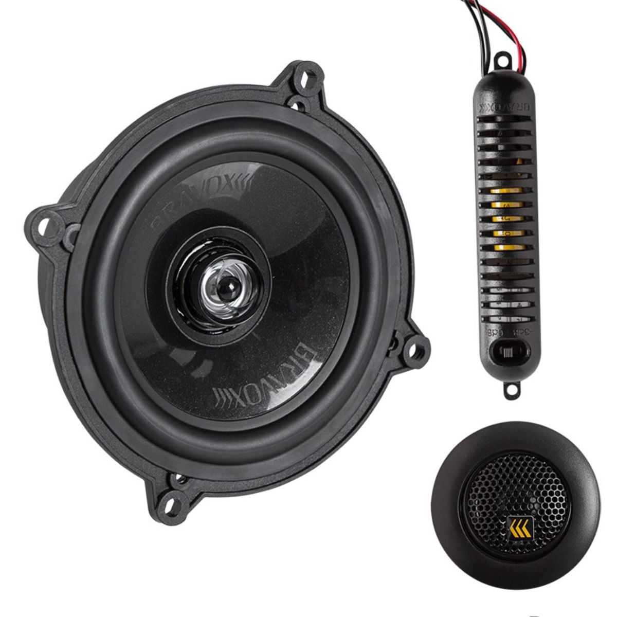 Alto Falante Bravox KIT Duas Vias CS50BK 5 Polegadas 65 W RMS 4R Menor preço em Alto Falante Bravox KIT Duas Vias CS50BK 5 Polegadas 65 W RMS 4R