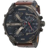 Diesel Dz7314 Relogio Masculino Original De Quartzo Com Pulseira De Couro Marrom