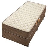 Cama Box Solteiro c/ Colchão de Espuma D33 Americanflex Pró Coluna 88 X 188 X 59 cm