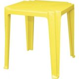 Mesa quadrada amarela - Tamba - Tramontina