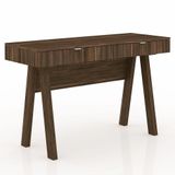 Escrivaninha Me4128 Para Home Office Nogal - Tecno Mobili