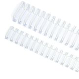 Wire-o Garra Duplo Anel 5/8 120 Fls Carta 2x1 Branco 50 Und