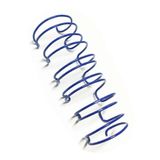 Wire-o Garra Duplo Anel 5/8&quot; Para 120 Fls A4 2x1 Azul 50 Und