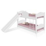 Beliche Mini Cama Branco Clássico com Escorregador