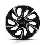 Calota Esportiva Aro 14 Ds4 Black Chrome 4X100 4X108 5X100