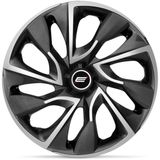 Calota Esportiva Tuning DS4 Sport Cup Aro 14 Grafite e Prata Universal