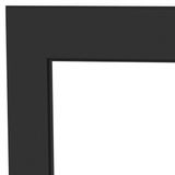 Guarnição de Alumínio para Porta Pivotante Lucasa Eccellente Ullian Esquadrias Metálicas 232cmx145cm Preto