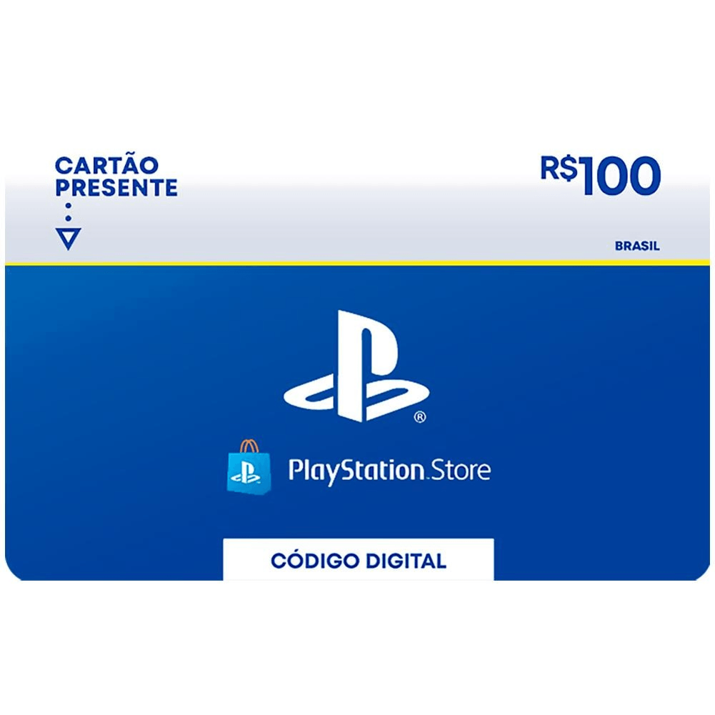 Gift Card Digital Sony PlayStation Store R$ 100