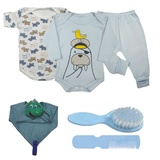 Kit 6 Pçs Roupa De Bebê Barato Maternidade Presente Enxoval