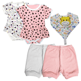 Roupa de Bebê Kit Feminino Recém-Nascido Lindo para Presente