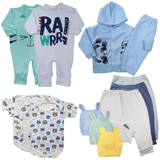 Kit 13pç Roupa De Bebê Masculino Feminino Body Macacão Touca