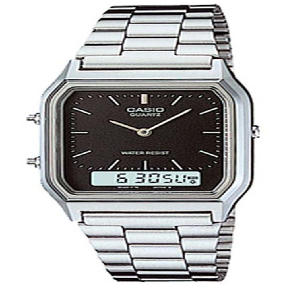 Relógio Casio Vintage Aq-230a-1dmq Prata - Carrefour