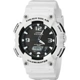 Casio Men's Aq-s810wc-7avcf Analog-digital Display Quartz White Watch, Branco/preto