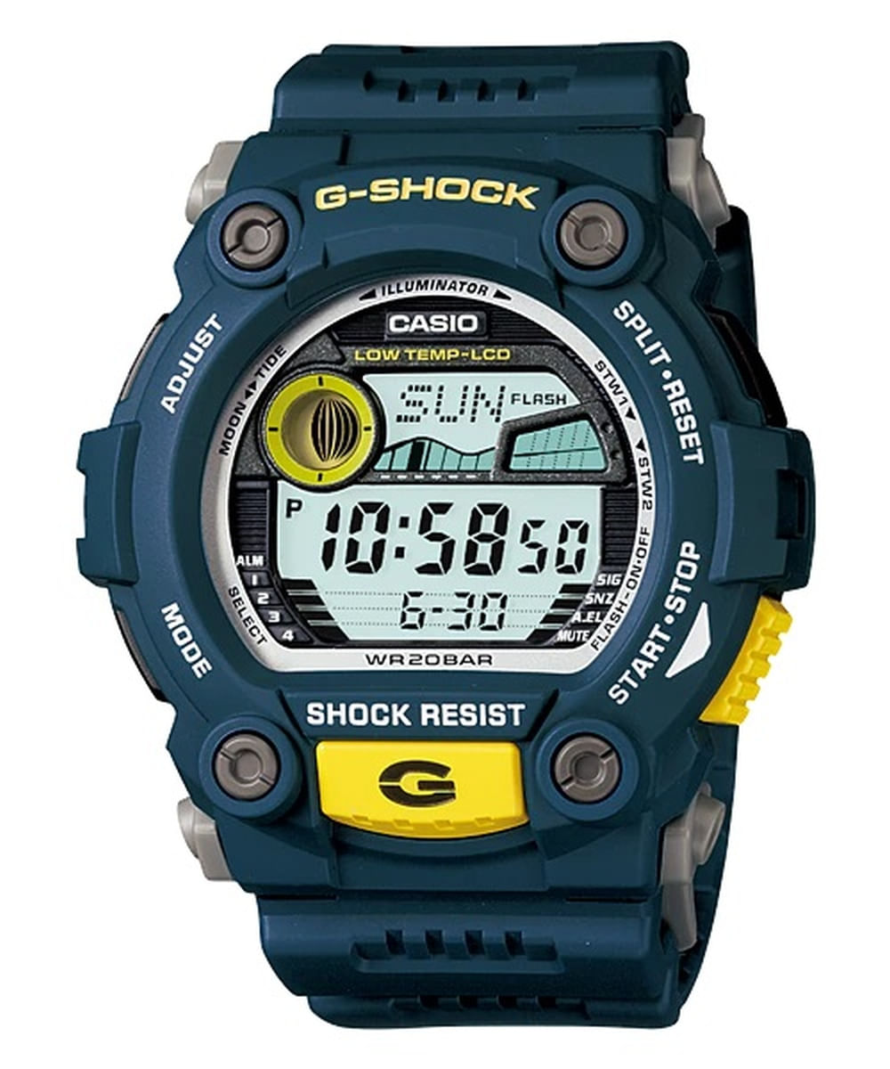 Relógio Casio G-shock Masculino Digital Azul G-7900-2dr