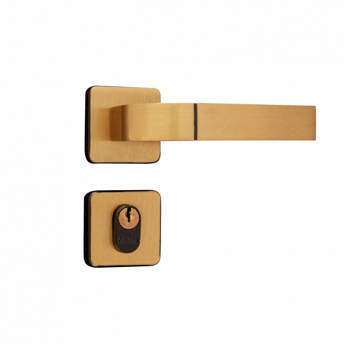 Fechadura Externa Roseta 40mm MGM Módena Bronze Latonado Menor preço em Fechadura Externa Roseta 40mm MGM Módena Bronze Latonado