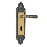 Fechadura Interna Espelho Aço 40mm MGM Colonial Bronze Latonado