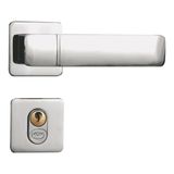 Fechadura Externa Roseta Aço 40mm MGM Capri Cromado