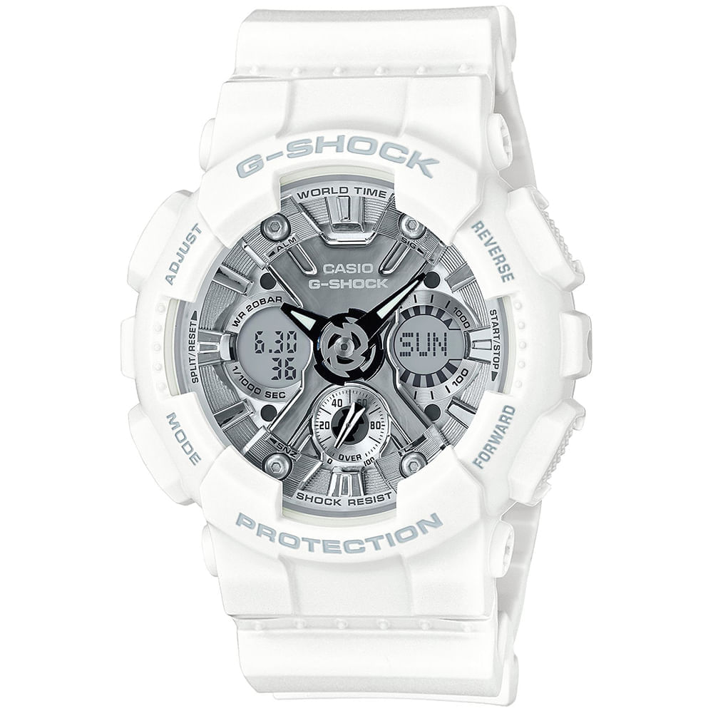 Relógio Casio G-shock Feminino Anadigi Gma-s120mf-7a1dr