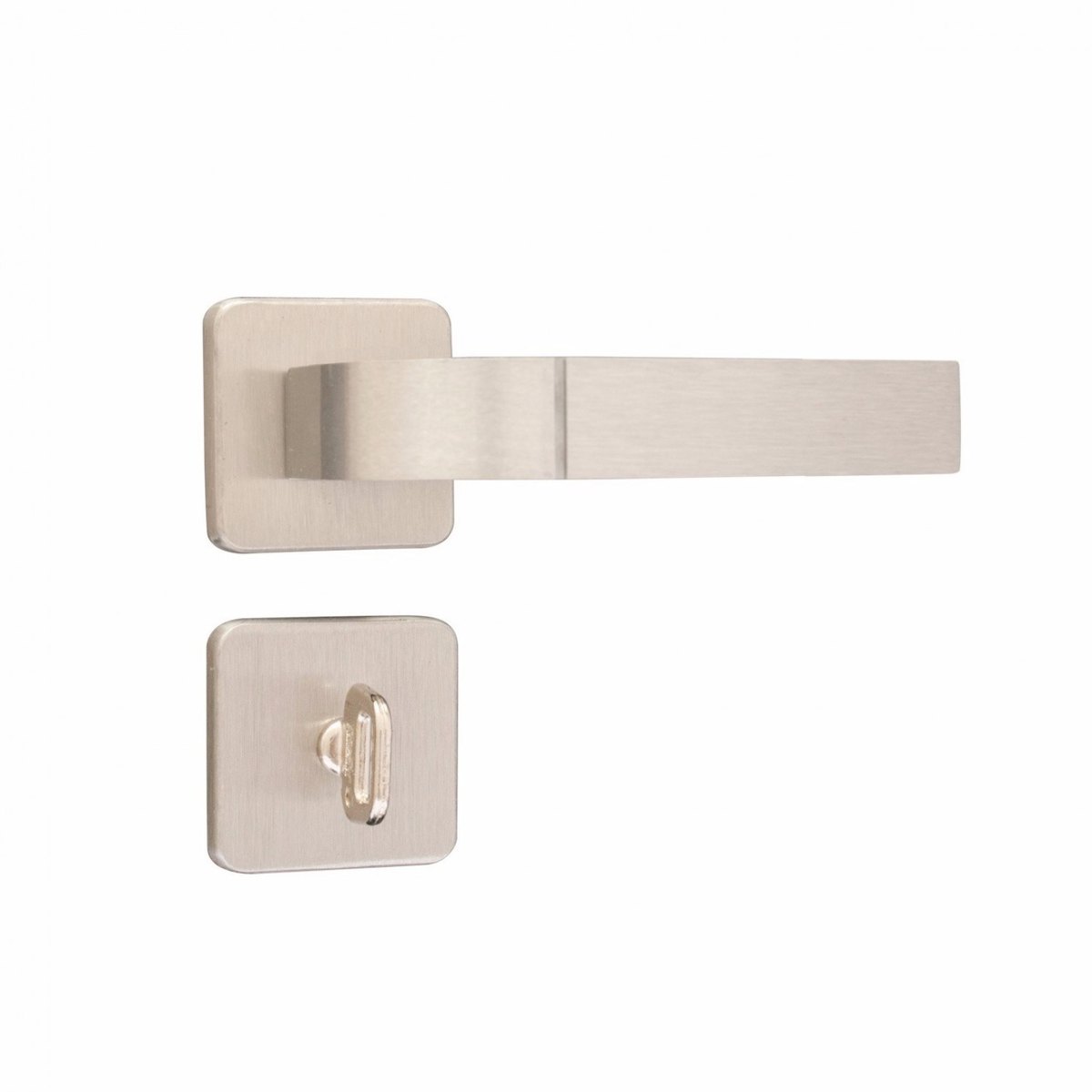 Fechadura para Banheiro Roseta 40mm MGM Módena Alumínio Menor preço em Fechadura para Banheiro Roseta 40mm MGM Módena Alumínio