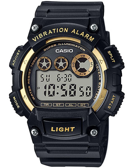 Relógio Casio Masculino Digital W-735h-1a2vdf