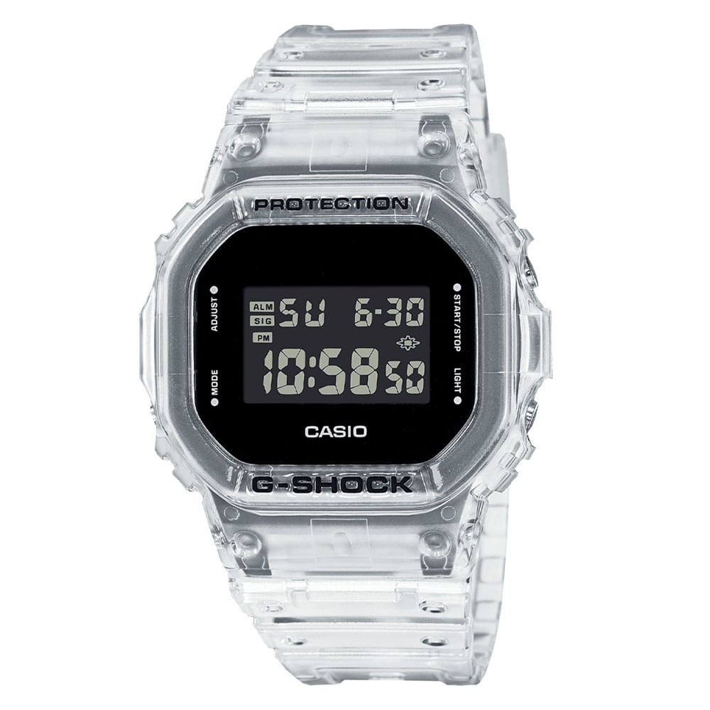 Relógio Casio G-shock Masculino Translucido Dw-5600ske-7dr