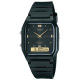 Relógio Unissex Casio Vintage Aw-48he 1av Preto Anadigi