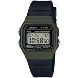 Casio Men's Classic Quartz Resin Strap, Preto, 19.25 Relógio Casual (modelo: F-91wm-3acf)