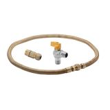 Kit de Instalação de Gás GN/GLP para Fogão/Cooktop e Forno de Embutir com Registro de Gás