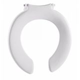 Assento Sanitário Público Oval com Molas Astra Branco