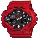 Relógio Casio G-shock Ga-100b-4adr Vermelho Masculino