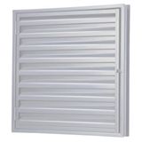 Alçapão em Aço Ventilado MGM Minas Lux 60cmx60cm Requadro 6cm Branco