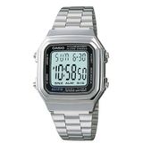 Relógio Casio Vintage Masculino Digital Prata A178wa-1adf