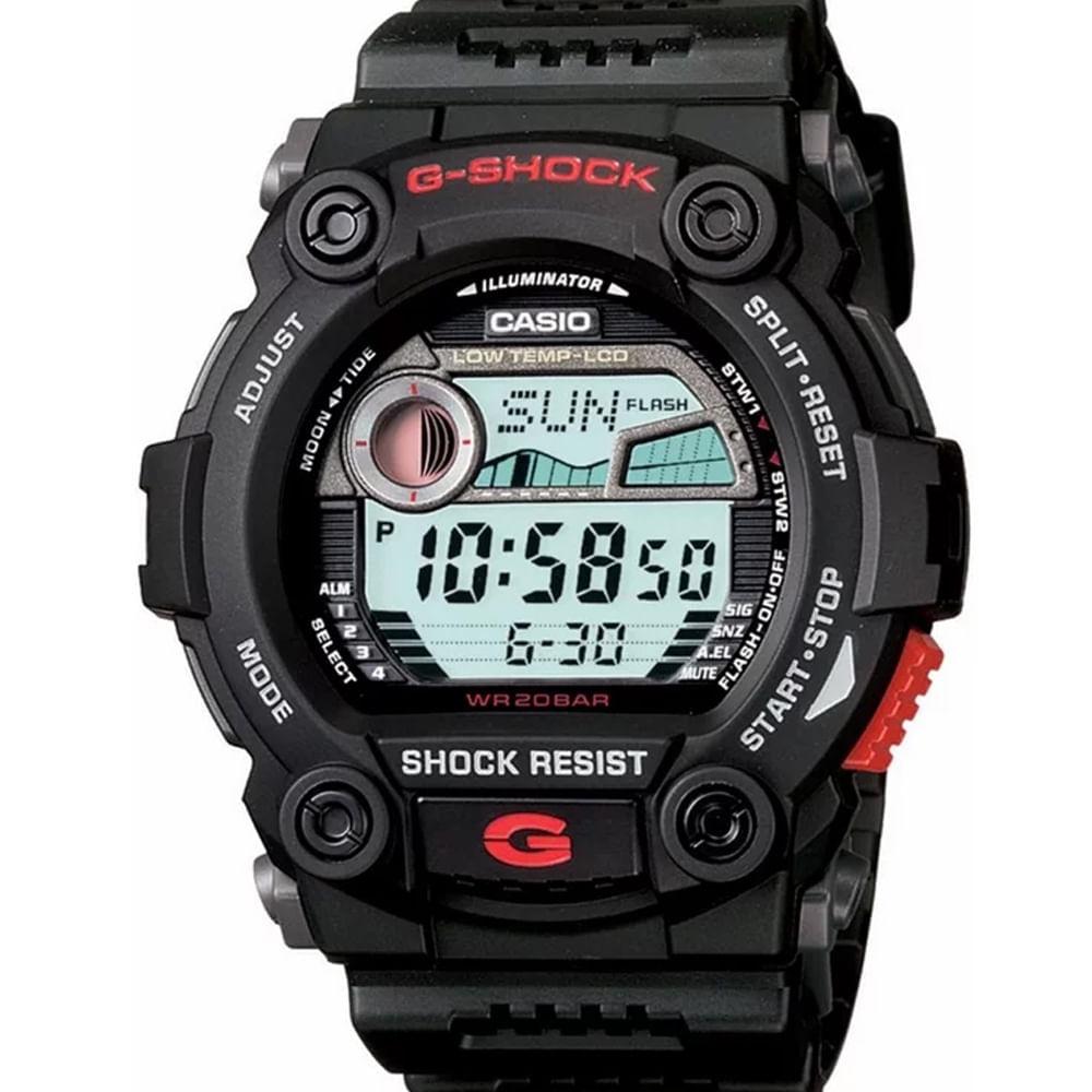 Relógio Masculino Digital Preto Casio - G-7900-1dr