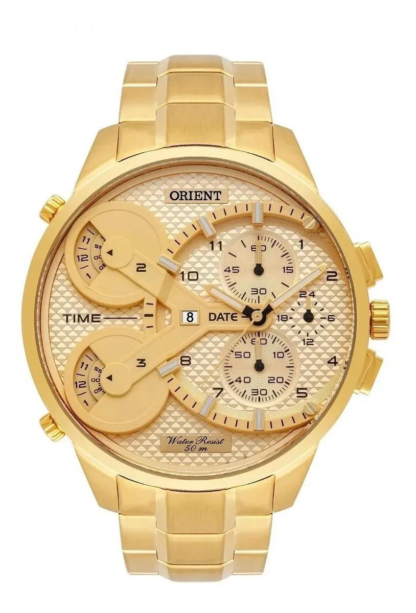 Relogio Orient Masculino Mgsst003 C2kx Dourado Original +nfe