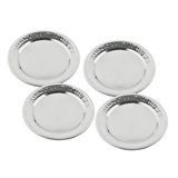 Jogo Com 4 Porta Copos Em Inox 11 Cm - Mimo Style - An2052