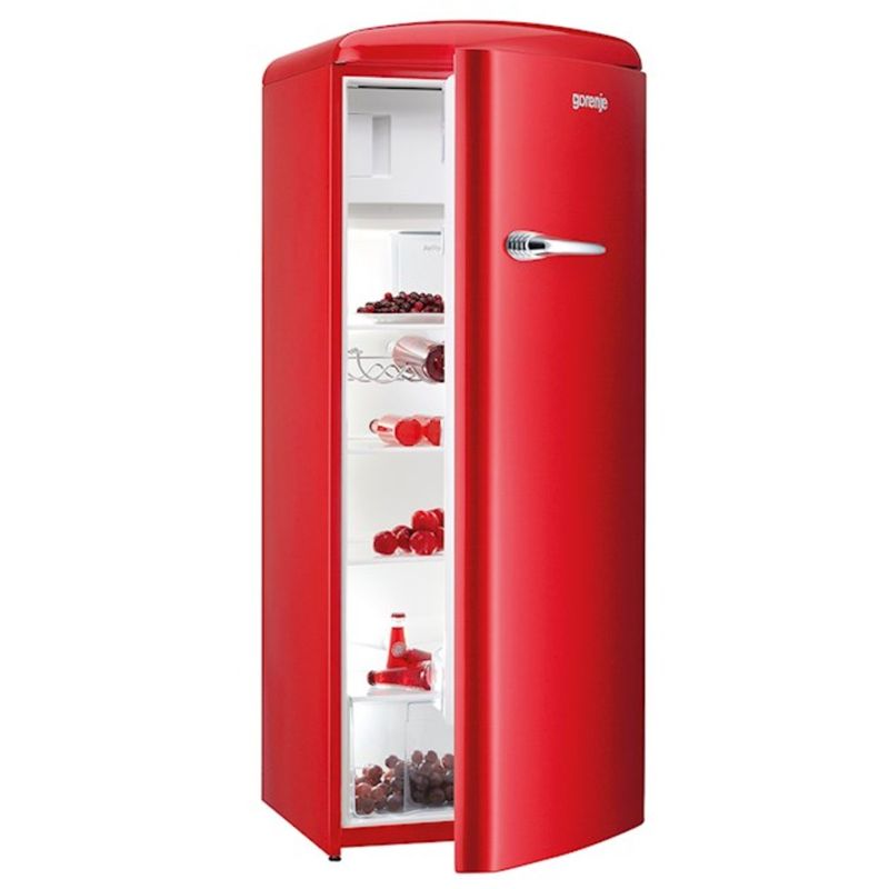 Geladeira/refrigerador 260 Litros 1 Portas Vermelho Retro Collection - Gorenje - 220v - Orb152rd