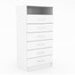 MP11076630_Quarto-Solteiro-com-Guarda-Roupa-2-Portas-e-Comoda-6-gavetas-Evidencia-Moveis-Branco_5_Zoom