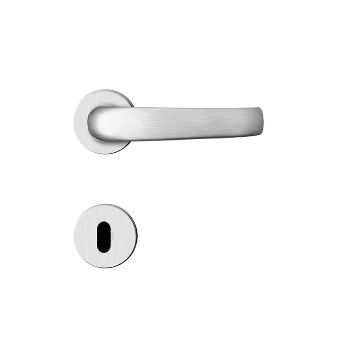 Fechadura Interna com Roseta Standard Cromo Acetinada Menor preço em Fechadura Interna com Roseta Standard Cromo Acetinada