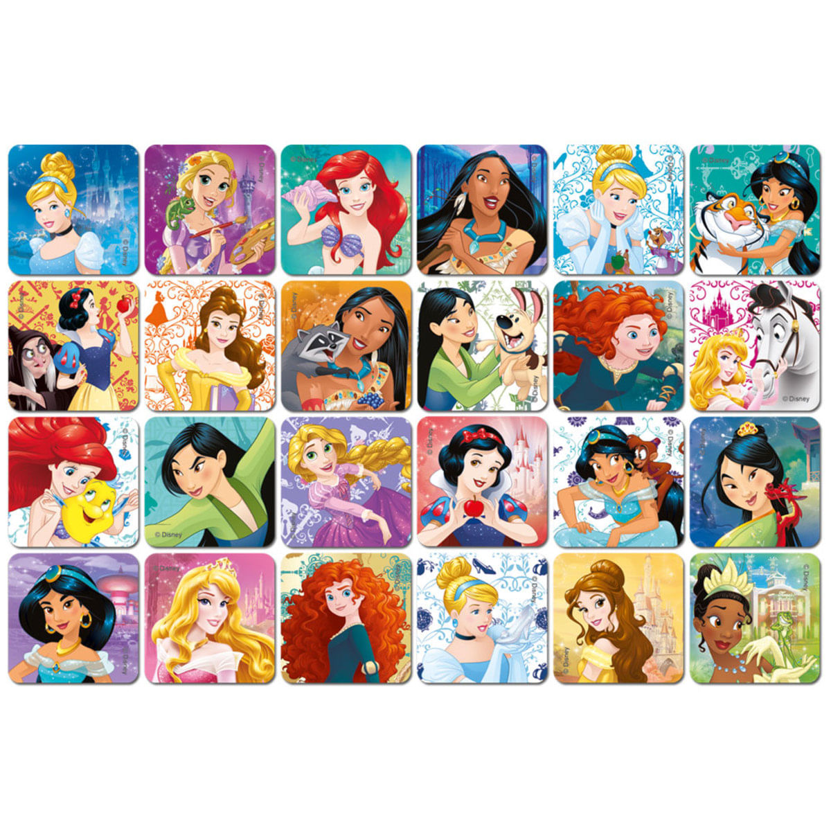 Super Kit - Quebra-Cabeça - Dominó e Jogo da Memória - Disney - Disney  Princesas - Toyster em Promoção na Americanas