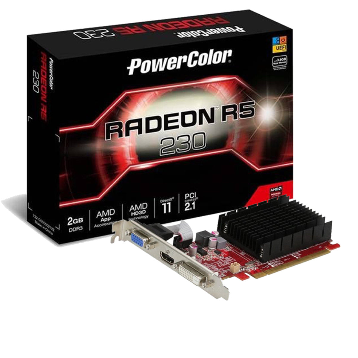 Placa de Video Power Color Radeon R5 