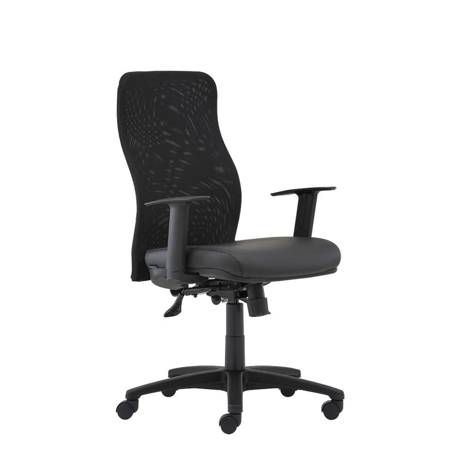 Menor preço em Cadeira para Escritório com Encosto em Tela Diretor Black New Caderode Preto