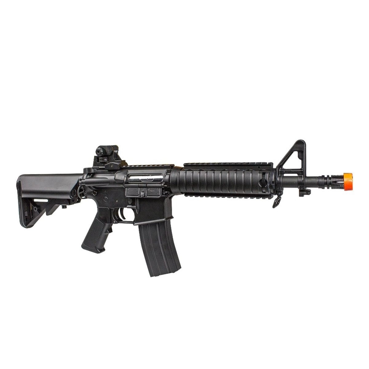 Rifle Airsoft Elétrico Cybergun Colt M4a1 Cqbr Bivolt 6mm Black Menor preço em Rifle Airsoft Elétrico Cybergun Colt M4a1 Cqbr Bivolt 6mm Black