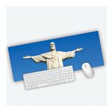 Mouse Pad Grande Gamer Cristo Redentor