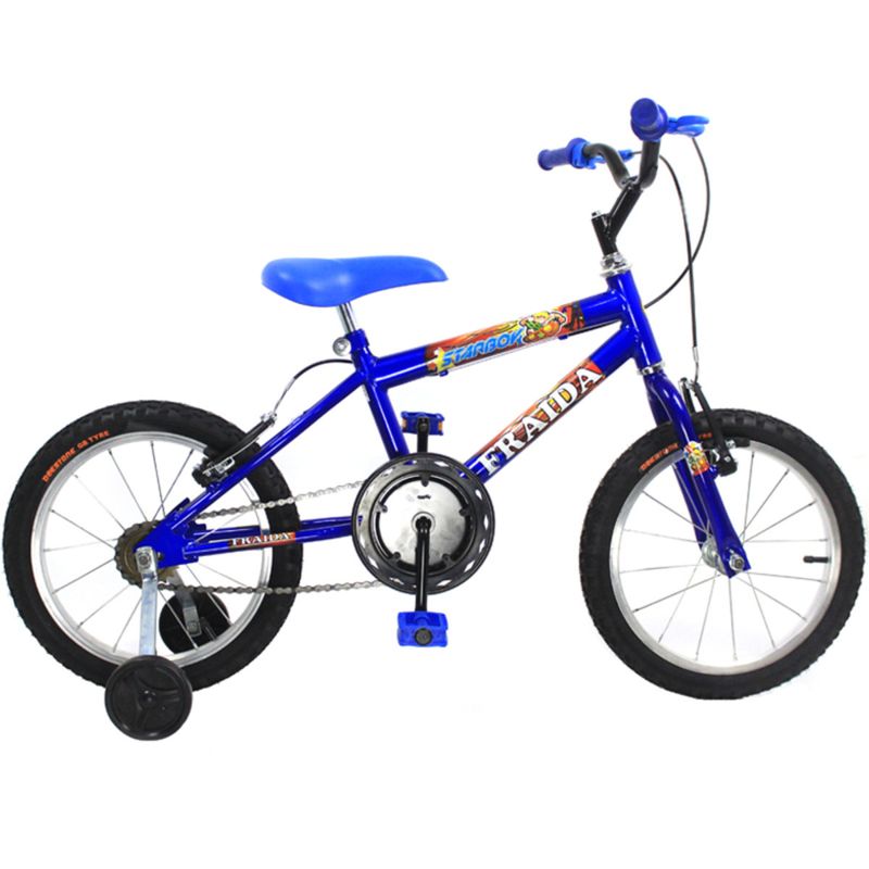 Bicicleta Fraida Star Boy Aro 16 Rígida 1 Marcha - Azul