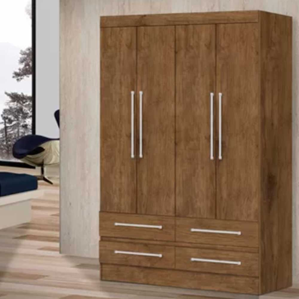 Roupeiro Veneza Em Mdp Com 4 Portas E 4 Gavetas J E A Moveis