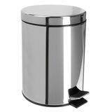 Cesto De Lixo 5lts 100% Inox Com Pedal Banheiro E Cozinha